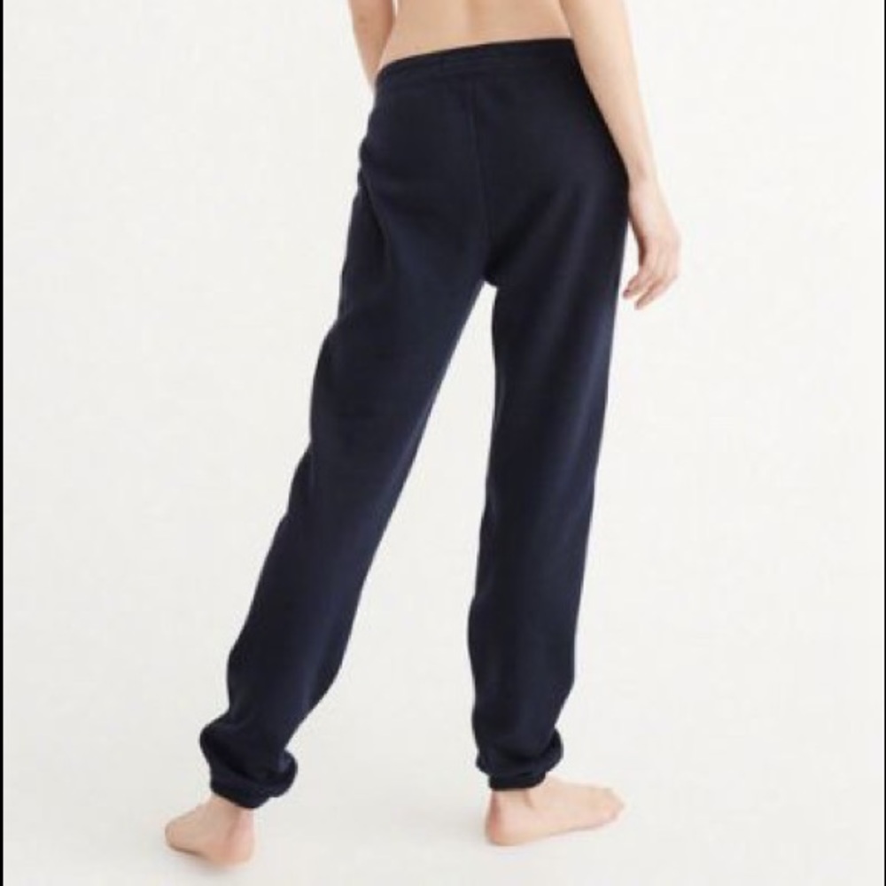Abercrombie and Fitch navy sweat-pant.